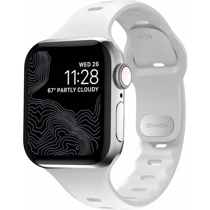 Nomad Sport Band Slim Apple Watch 38mm - 40mm - 41mm White - (NM01142485) – Bild 1