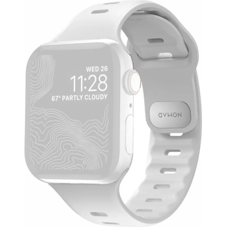 Nomad Sport Band Slim Apple Watch 42mm - 44mm - 45mm white - (NM01147985) – Bild 2