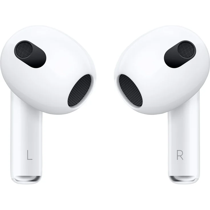 Apple AirPods 3. Generation (2022) mit Lightning Ladecase True Wireless In-Ear-Kopfhörer mit Bluetooth, Mikrofon, weiß (MPNY3ZM/A) – Bild 9