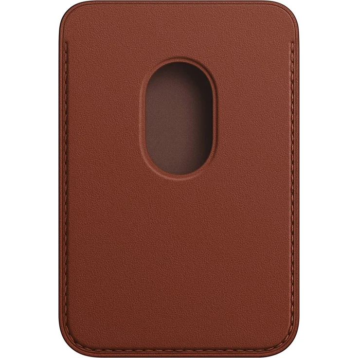 Apple MPPX3ZM/A Leder Wallet mit MagSafe, geeignet für Apple iPhone 12/13/14, Umbra – Bild 3