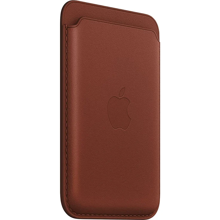 Apple MPPX3ZM/A Leder Wallet mit MagSafe, geeignet für Apple iPhone 12/13/14, Umbra – Bild 2