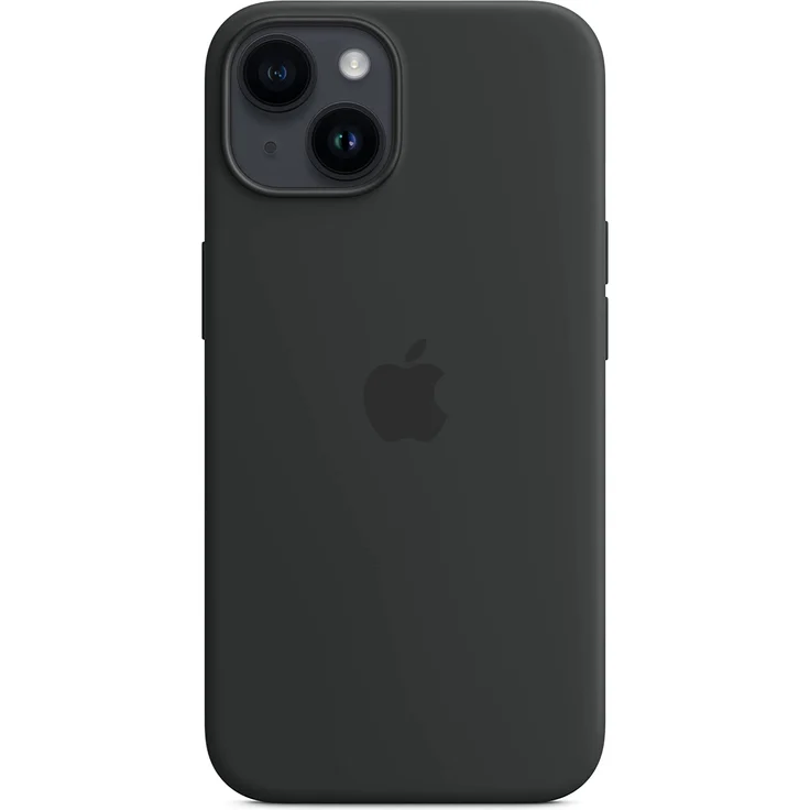 Apple MPRU3ZM/A Silikon Case mit MagSafe, geeignet für Apple iPhone 14, Mitternacht – Bild 3