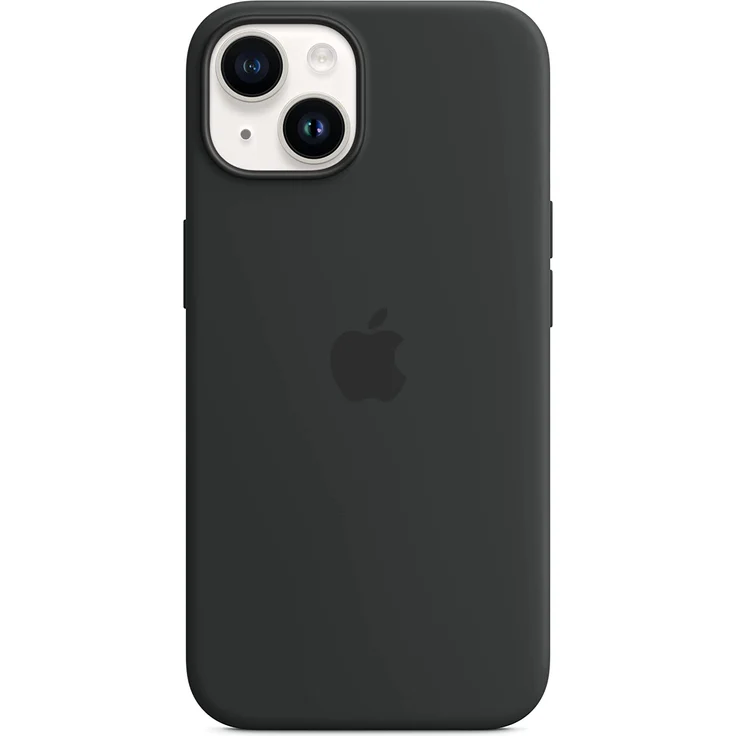 Apple MPRU3ZM/A Silikon Case mit MagSafe, geeignet für Apple iPhone 14, Mitternacht – Bild 4