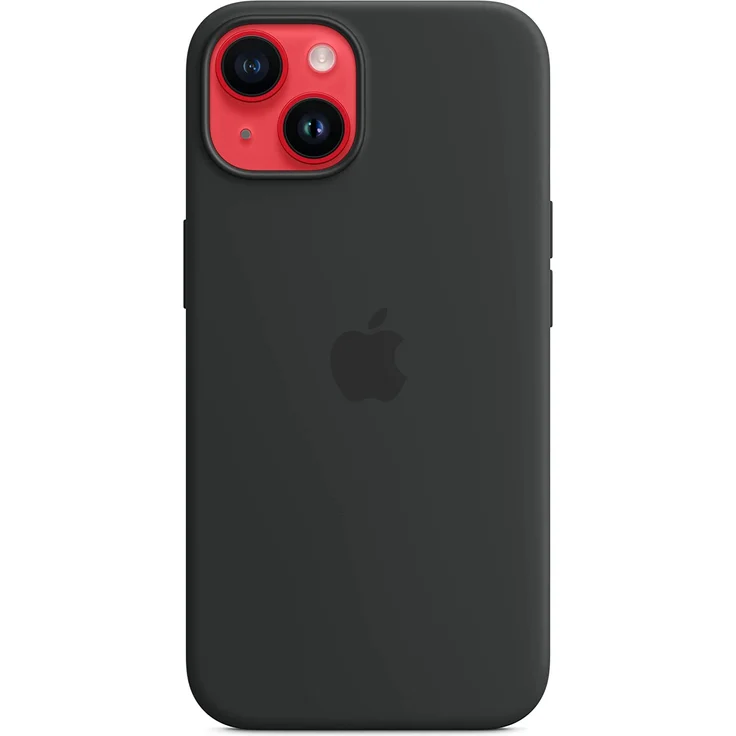 Apple MPRU3ZM/A Silikon Case mit MagSafe, geeignet für Apple iPhone 14, Mitternacht – Bild 5