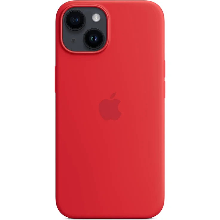 Apple MPRW3ZM/A Silikon Case mit MagSafe, geeignet für Apple iPhone 14, (PRODUCT)RED – Bild 3