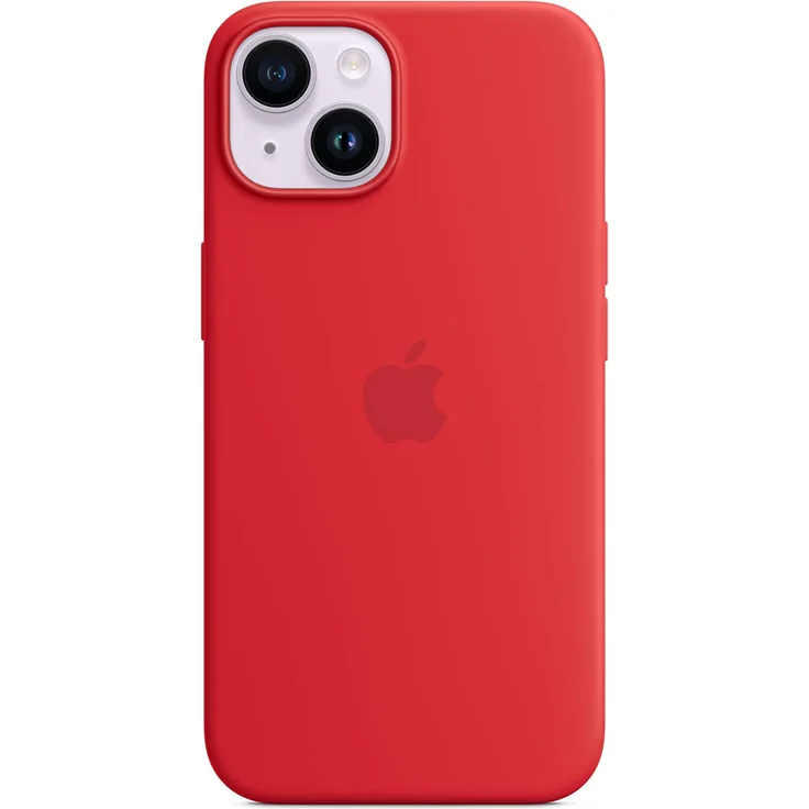 Apple MPRW3ZM/A Silikon Case mit MagSafe, geeignet für Apple iPhone 14, (PRODUCT)RED – Bild 2