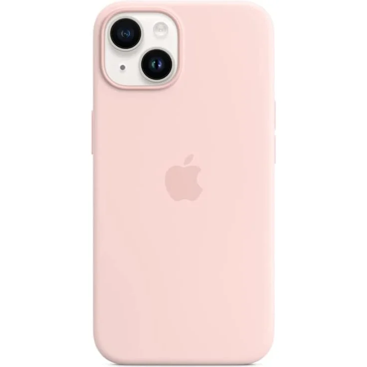 Apple MPRX3ZM/A Silikon Case mit MagSafe, geeignet für Apple iPhone 14, Kalkrosa – Bild 4