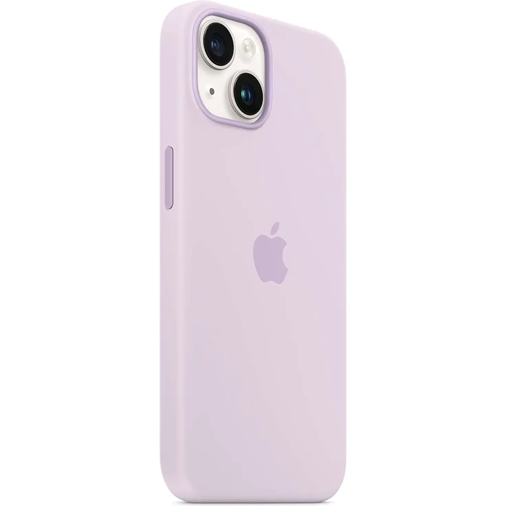 Apple MPRY3ZM/A Silikon Case mit MagSafe, geeignet für Apple iPhone 14, Flieder – Bild 6