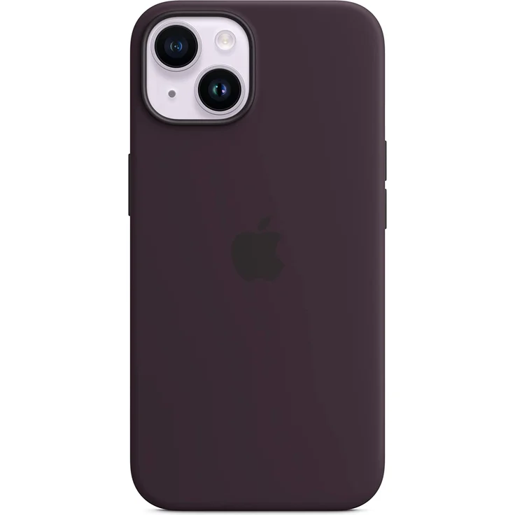 Apple MPT03ZM/A Silikon Case mit MagSafe, geeignet für Apple iPhone 14, Holunder – Bild 2