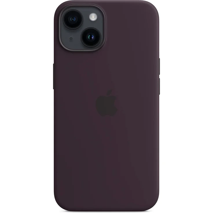 Apple MPT03ZM/A Silikon Case mit MagSafe, geeignet für Apple iPhone 14, Holunder – Bild 3