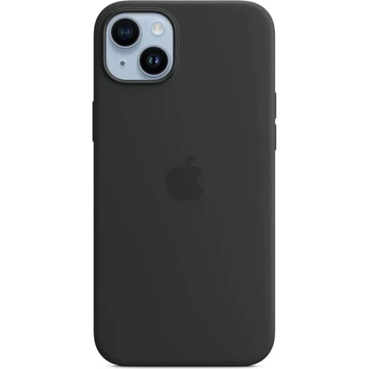 Apple MPT33ZM/A Silikon Case mit MagSafe, geeignet für Apple iPhone 14 Plus, Mitternacht – Bild 1