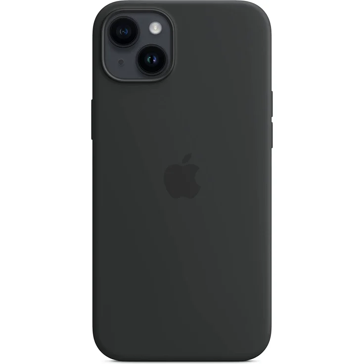 Apple MPT33ZM/A Silikon Case mit MagSafe, geeignet für Apple iPhone 14 Plus, Mitternacht – Bild 3