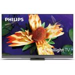 Philips 55OLED907-12 139 cm (55 Zoll) OLED Smart TV (Ultra HD, Dolby Vision, HDR10+, HDR10, HDR HLG, OLED) HD-Triple-Tuner (Sat, Antenne, Kabel) Modelljahr 2022 Energieklasse G (DE-Modell)