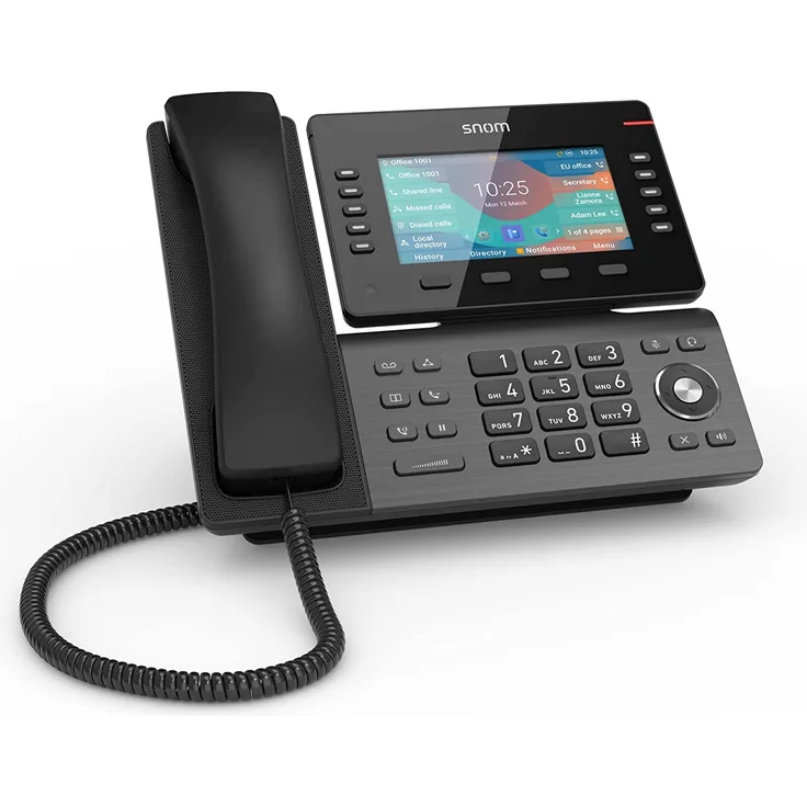 Snom D865 Telefon schwarz ohne Netzteil (00004536)