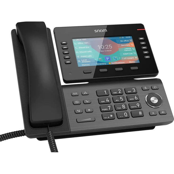 Snom D865 Telefon schwarz ohne Netzteil (00004536) – Bild 2