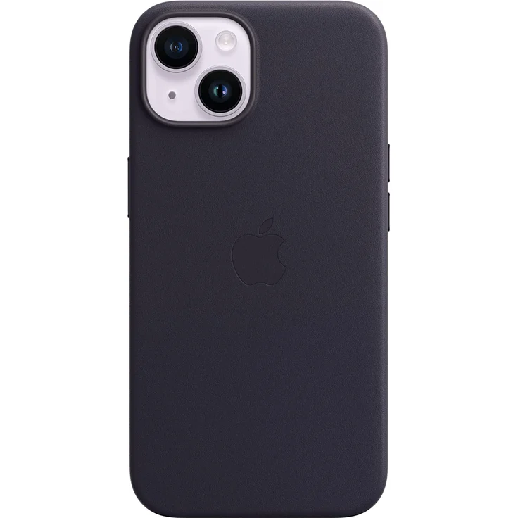 Apple MPP43ZM/A Leder Case mit MagSafe, geeignet für Apple iPhone 14, Mitternacht – Bild 2