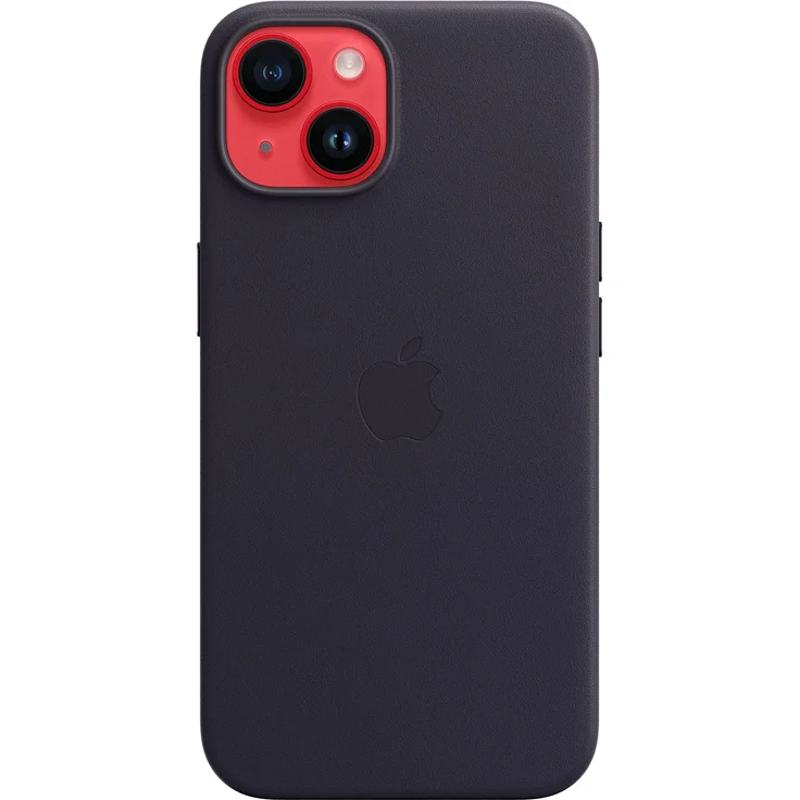 Apple MPP43ZM/A Leder Case mit MagSafe, geeignet für Apple iPhone 14, Mitternacht – Bild 5