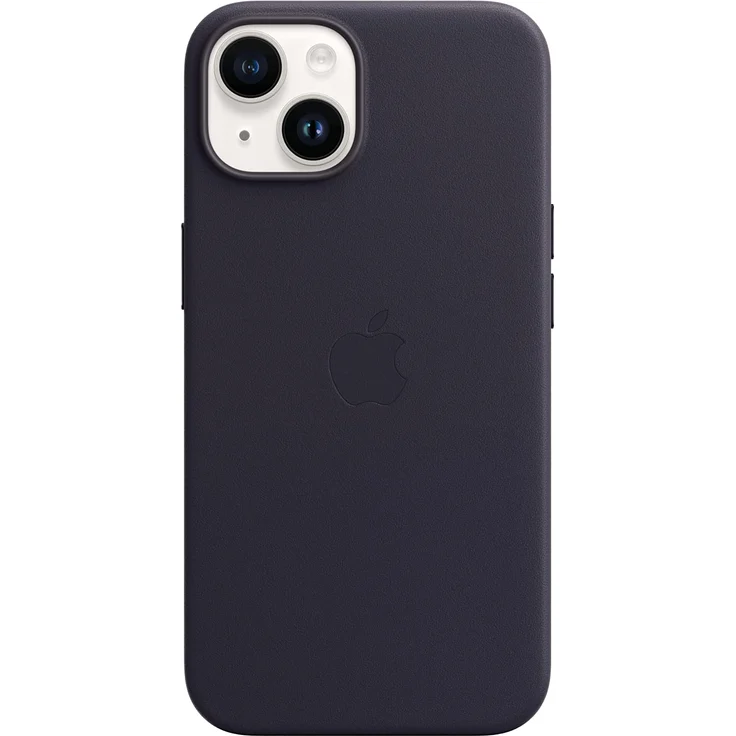 Apple MPP43ZM/A Leder Case mit MagSafe, geeignet für Apple iPhone 14, Mitternacht – Bild 4