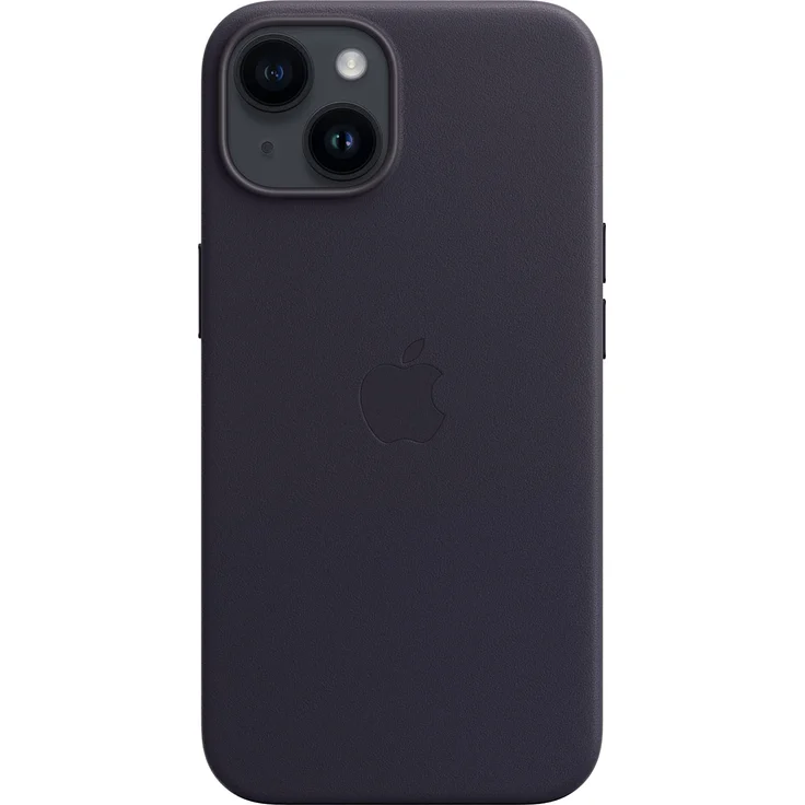 Apple MPP43ZM/A Leder Case mit MagSafe, geeignet für Apple iPhone 14, Mitternacht – Bild 3