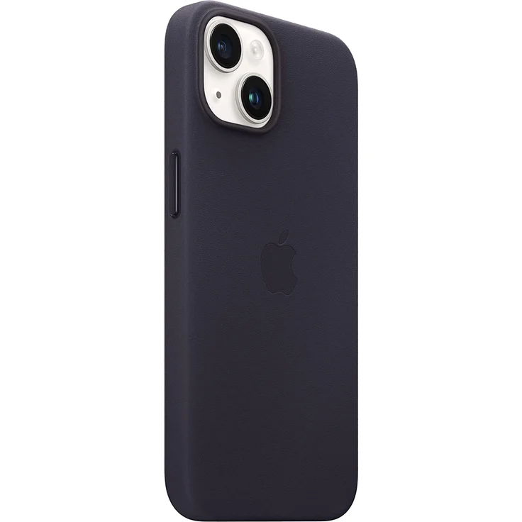 Apple MPP43ZM/A Leder Case mit MagSafe, geeignet für Apple iPhone 14, Mitternacht – Bild 6