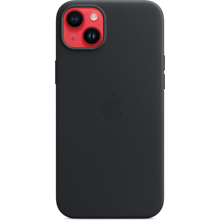 Apple MPPC3ZM/A Leder Case mit MagSafe, geeignet für Apple iPhone 14 Plus, Tinte – Bild 4