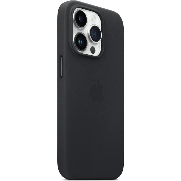 Apple MPPG3ZM/A Leder Case mit MagSafe, geeignet für Apple iPhone 14 Pro, Mitternacht – Bild 2
