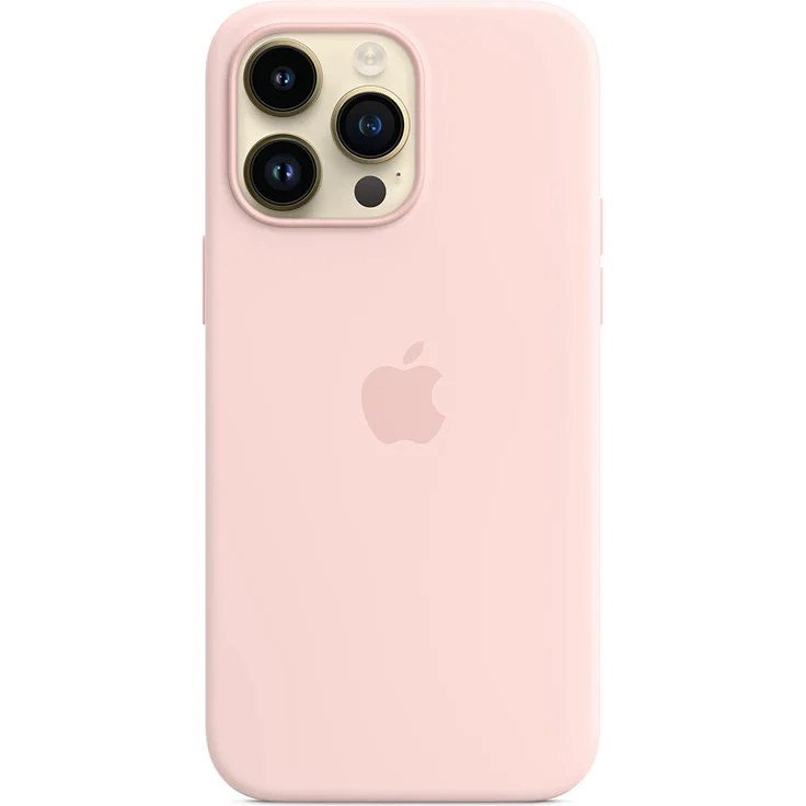 Apple MPTT3ZM/A Silikon Case mit MagSafe, geeignet für Apple iPhone 14 Pro Max, Kalkrosa – Bild 2