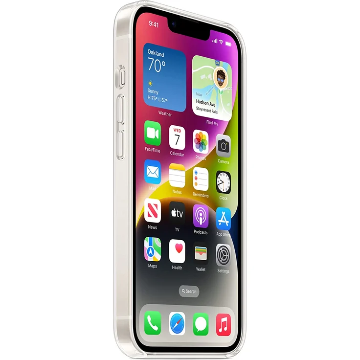Apple MPU13ZM/A Clear Case mit MagSafe, geeignet für Apple iPhone 14, transparent – Bild 6