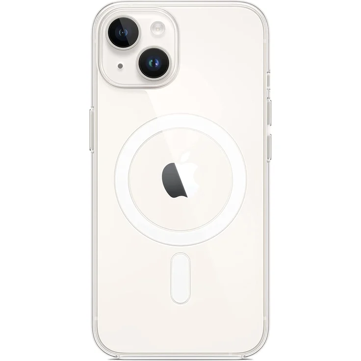Apple MPU13ZM/A Clear Case mit MagSafe, geeignet für Apple iPhone 14, transparent – Bild 1
