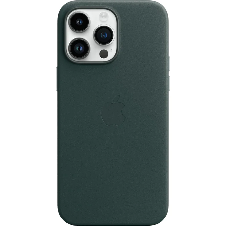 Apple MPPN3ZM/A Leder Case mit MagSafe, geeignet für Apple iPhone 14 Pro Max, Waldgrün – Bild 2