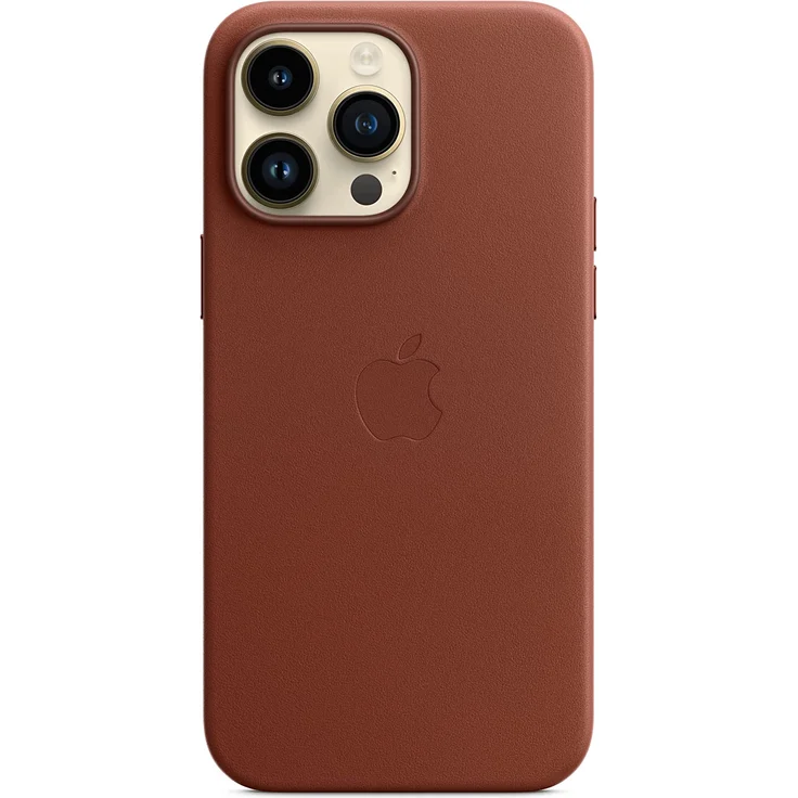 Apple MPPQ3ZM/A Leder Case mit MagSafe, geeignet für Apple iPhone 14 Pro Max, Umbra – Bild 2