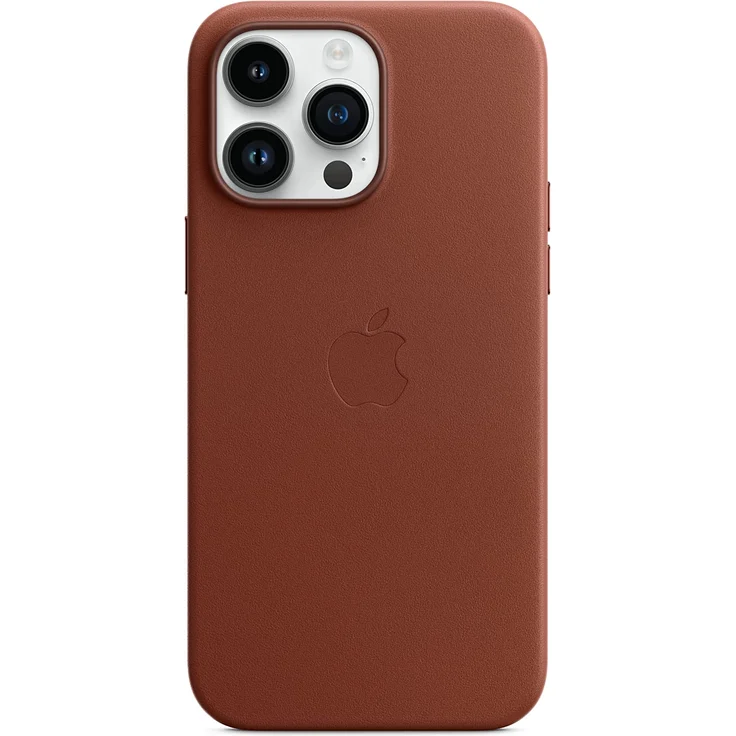 Apple MPPQ3ZM/A Leder Case mit MagSafe, geeignet für Apple iPhone 14 Pro Max, Umbra – Bild 3