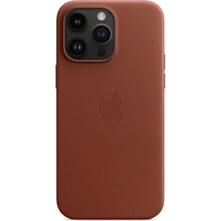 Apple MPPQ3ZM/A Leder Case mit MagSafe, geeignet für Apple iPhone 14 Pro Max, Umbra – Bild 4