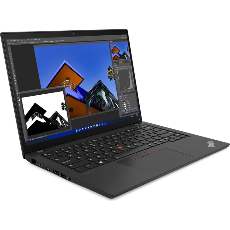Lenovo ThinkPad T14 G3 Business-Laptop - 14 Zoll (35,6 cm) Full HD+, Intel Core i5-1235U, 8GB RAM, 256GB SSD, Windows 10 Pro – Bild 1