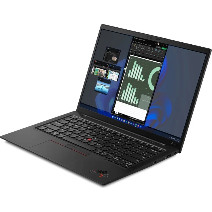 Lenovo X1 ThinkPad Carbon G10 Business-Laptop - 14 Zoll (35,6 cm) 4K UHD, Intel Core i7-1255U, 16GB RAM, 1000GB SSD, Windows 10 Pro – Bild 3
