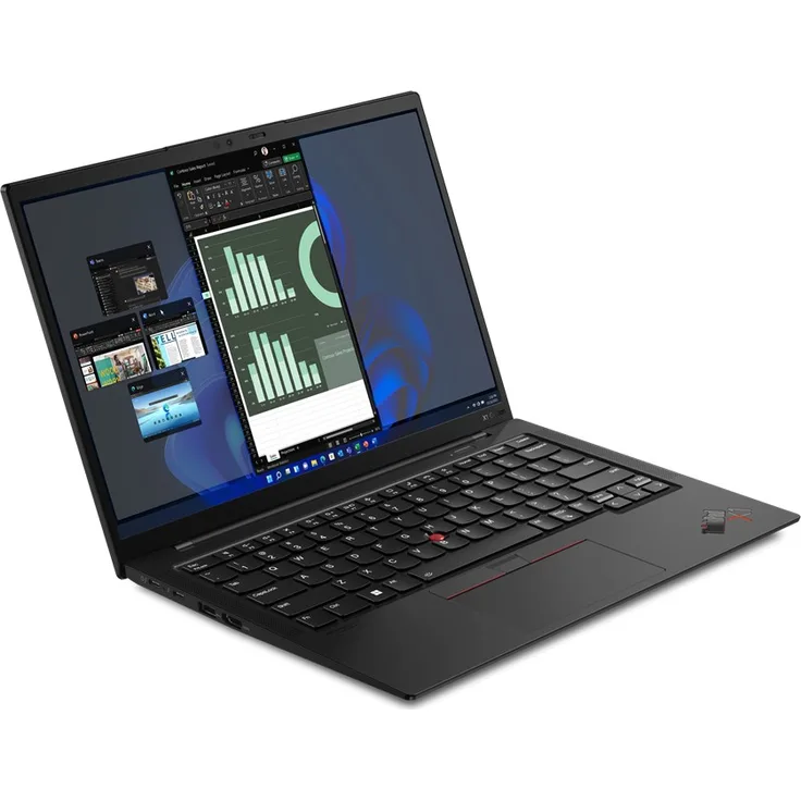 Lenovo X1 ThinkPad Carbon G10 Business-Laptop - 14 Zoll (35,6 cm) Full HD+, Intel Core i5-1235U, 16GB RAM, 512GB SSD, Windows 10 Pro