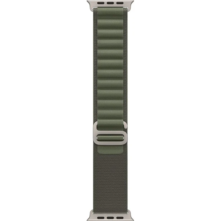 Apple Watch Ultra Smartwatch GPS + Cellular, 49mm, Titangehäuse, Alpine Loop Grün - Large (MQFP3FD/A) – Bild 11