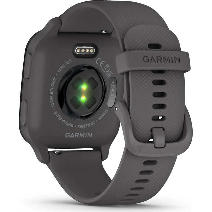 Garmin Venu Sq 2 Smartwatch GPS, Unisex, 40,6mm, Aluminiumgehäuse, Silikonarmband, Dunkelgrau/Schiefergrau – Bild 5