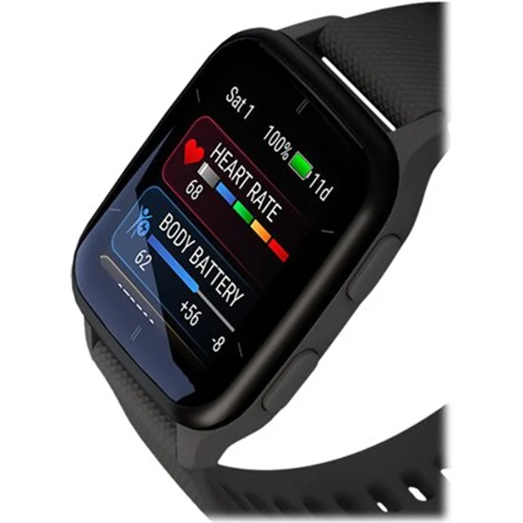 Garmin Venu Sq 2 Smartwatch GPS, Unisex, 40,6mm, Aluminiumgehäuse, Silikonarmband, Dunkelgrau/Schiefergrau – Bild 8
