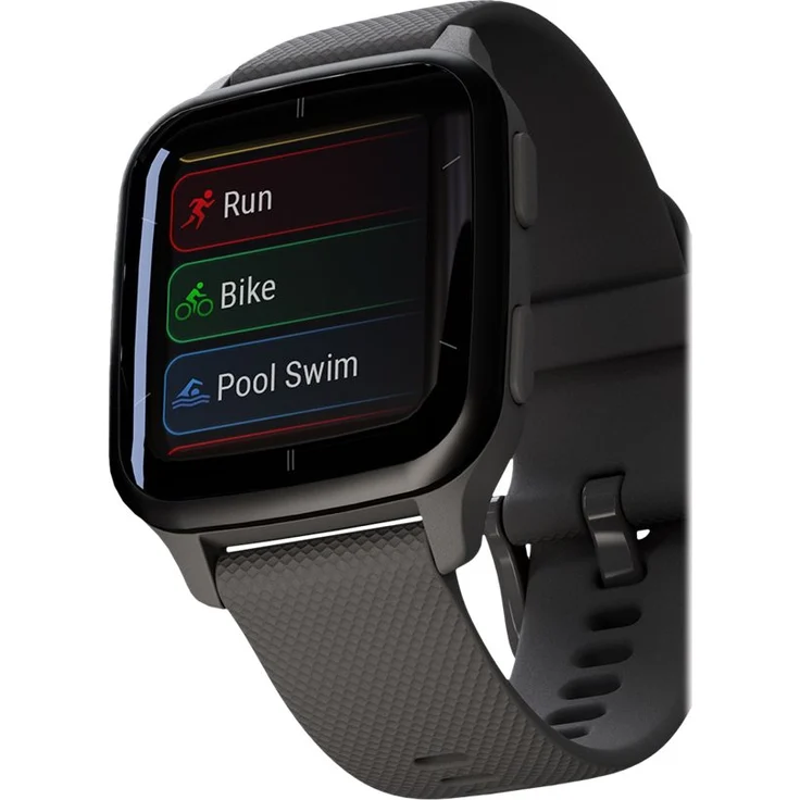 Garmin Venu Sq 2 Smartwatch GPS, Unisex, 40,6mm, Aluminiumgehäuse, Silikonarmband, Dunkelgrau/Schiefergrau – Bild 10