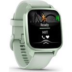 Garmin Venu Sq 2 Smartwatch GPS, Unisex, 40,6mm, Aluminiumgehäuse, Silikonarmband, Mint/Mint Metallic