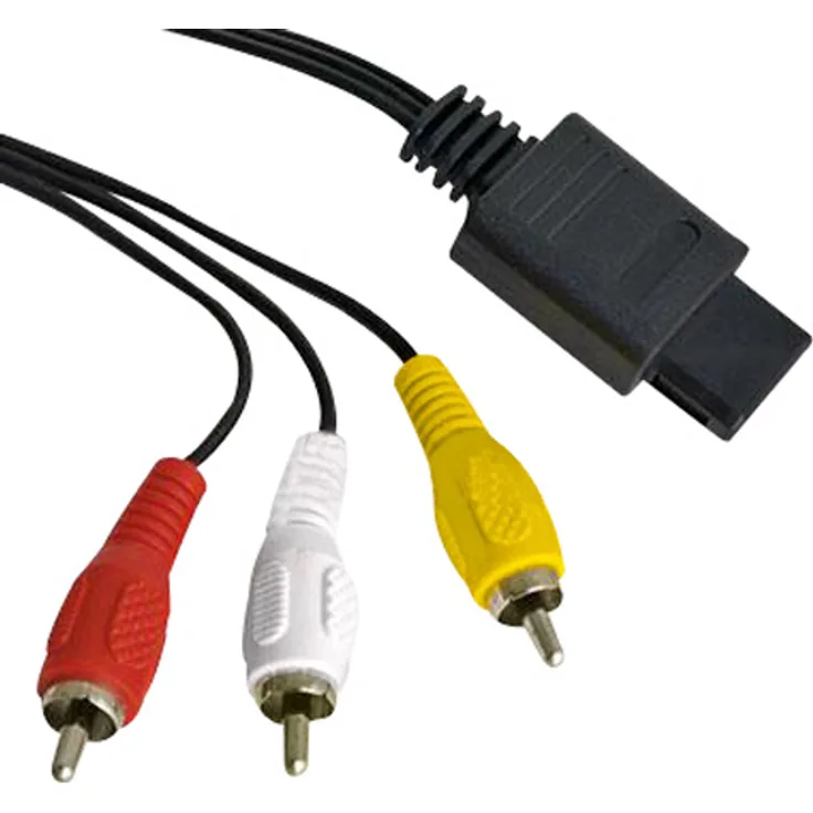AV-TV Cinch-Kabel (Super Nintendo, Gamecube, Nintendo 64)