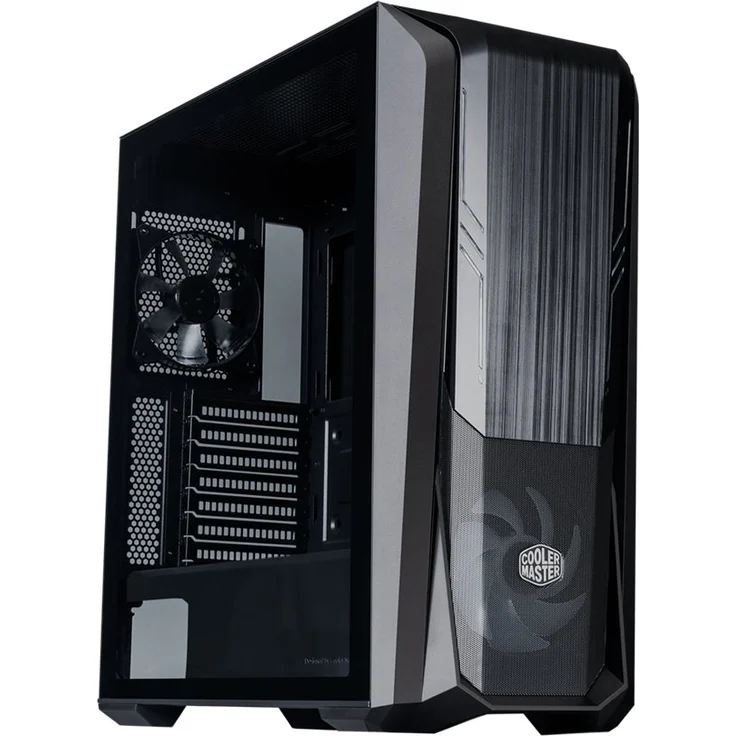 Cooler Master MasterBox 500 Tower-Gehäuse, schwarz, Tempered Glass, ohne – Bild 2