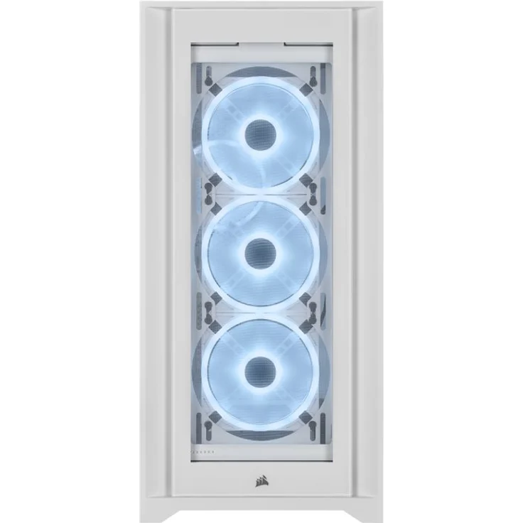 Corsair iCUE 5000X RGB QL Edition Mid-Tower ATX Gaming Gehäuse weiß – Bild 10