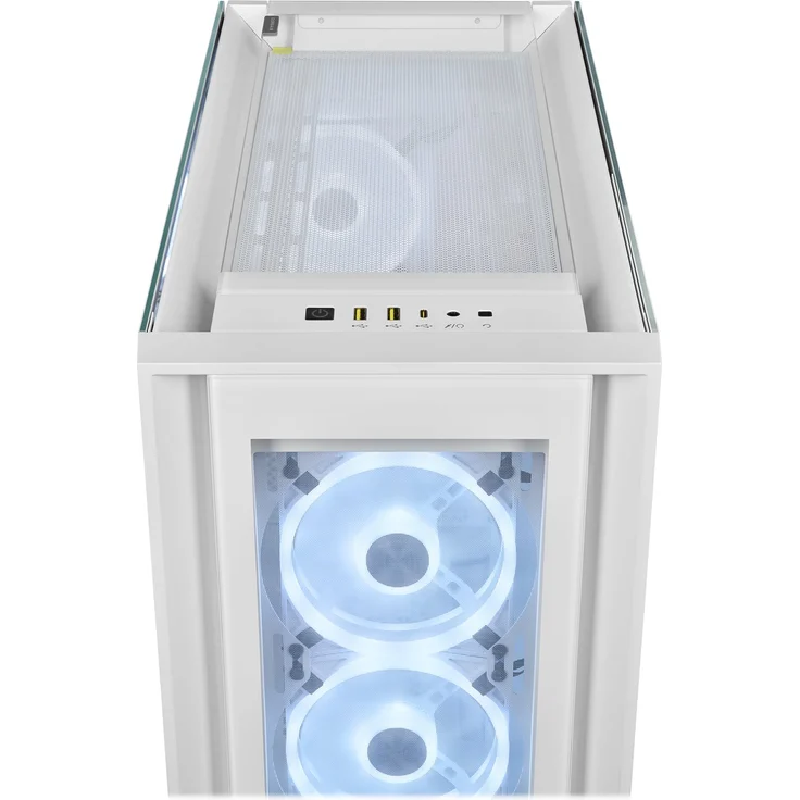 Corsair iCUE 5000X RGB QL Edition Mid-Tower ATX Gaming Gehäuse weiß – Bild 12