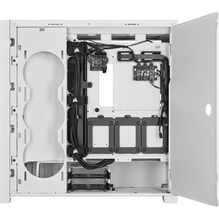 Corsair iCUE 5000X RGB QL Edition Mid-Tower ATX Gaming Gehäuse weiß – Bild 5