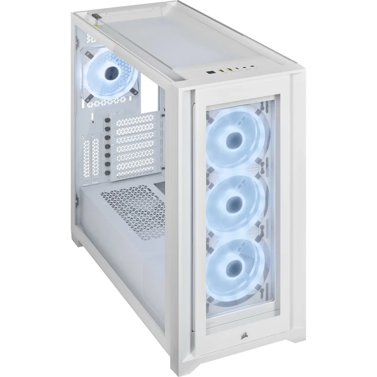 Corsair iCUE 5000X RGB QL Edition Mid-Tower ATX Gaming Gehäuse weiß – Bild 9