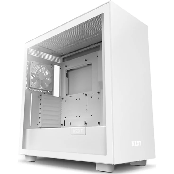 NZXT H7 Midi-Tower-Gehäuse Weiß (Glasfenster, CM-H71BW-01) – Bild 2