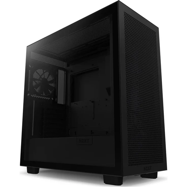 NZXT H7 Flow - Midi Tower - PC - Schwarz - ATX - EATX - micro ATX - Mini-ITX - SGCC - Gehärtetes Glas - 18,5 cm (CM-H71FB-01) – Bild 1