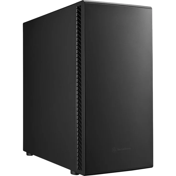 SilverStone SST-SEQ1B Tower-Gehäuse, schwarz – Bild 1